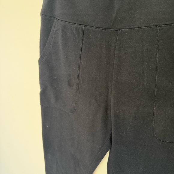 Nordstrom Black Cotton Blend Leggings With Pockets Size L - Picture 3 of 6